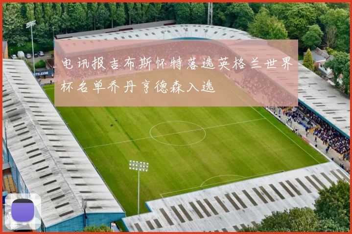 电讯报吉布斯怀特落选英格兰世界杯名单乔丹亨德森入选